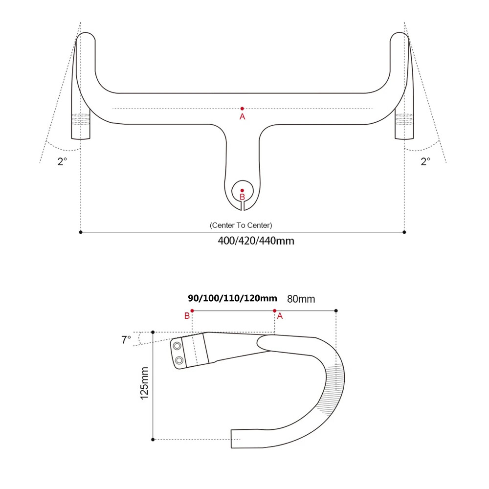 Carbon Road Bike Integrated Handlebar Racing Bike Drop Bar Bicycle Accessories