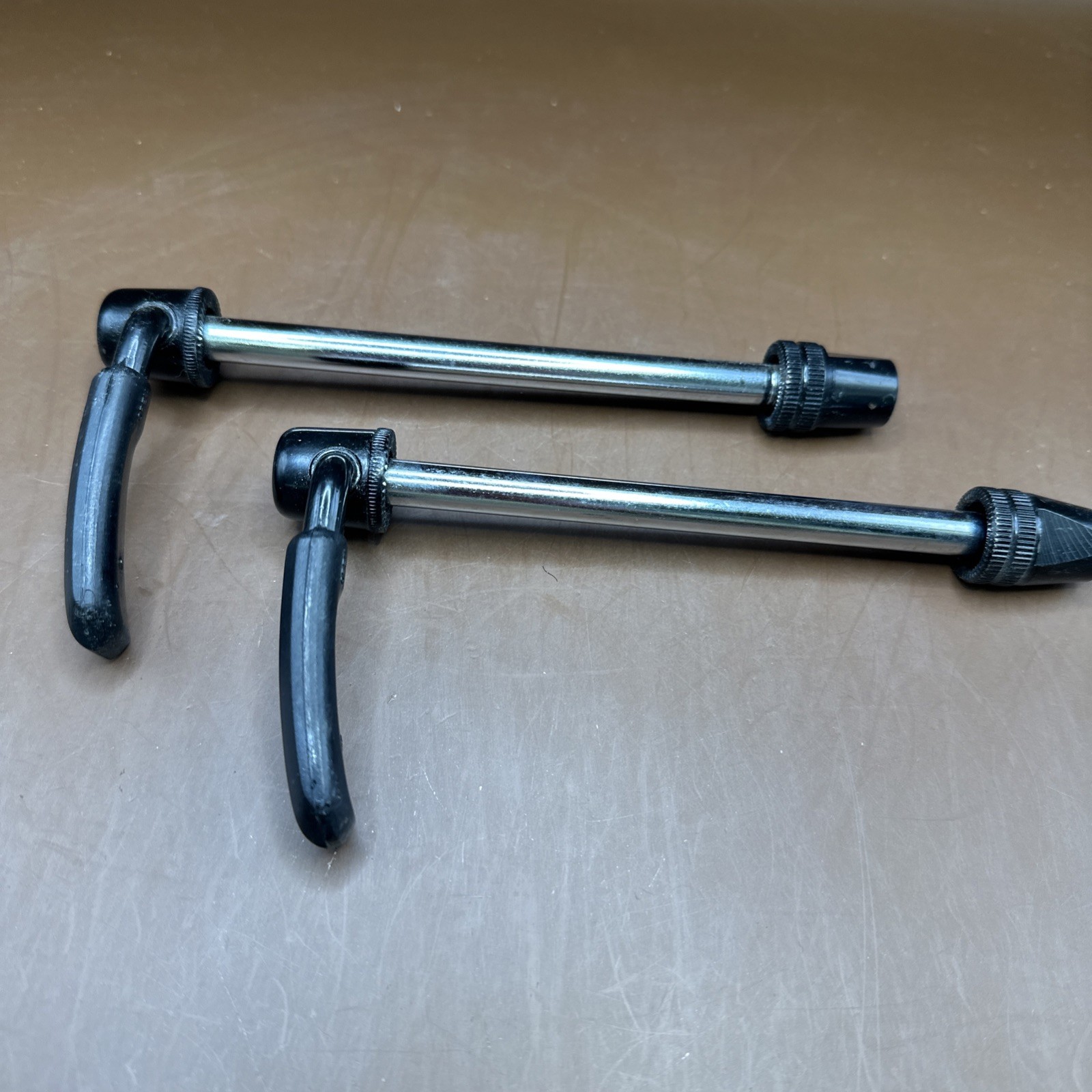 New Unbranded Bike Bicycle Steel Quick Release Skewer M9x158mm Black