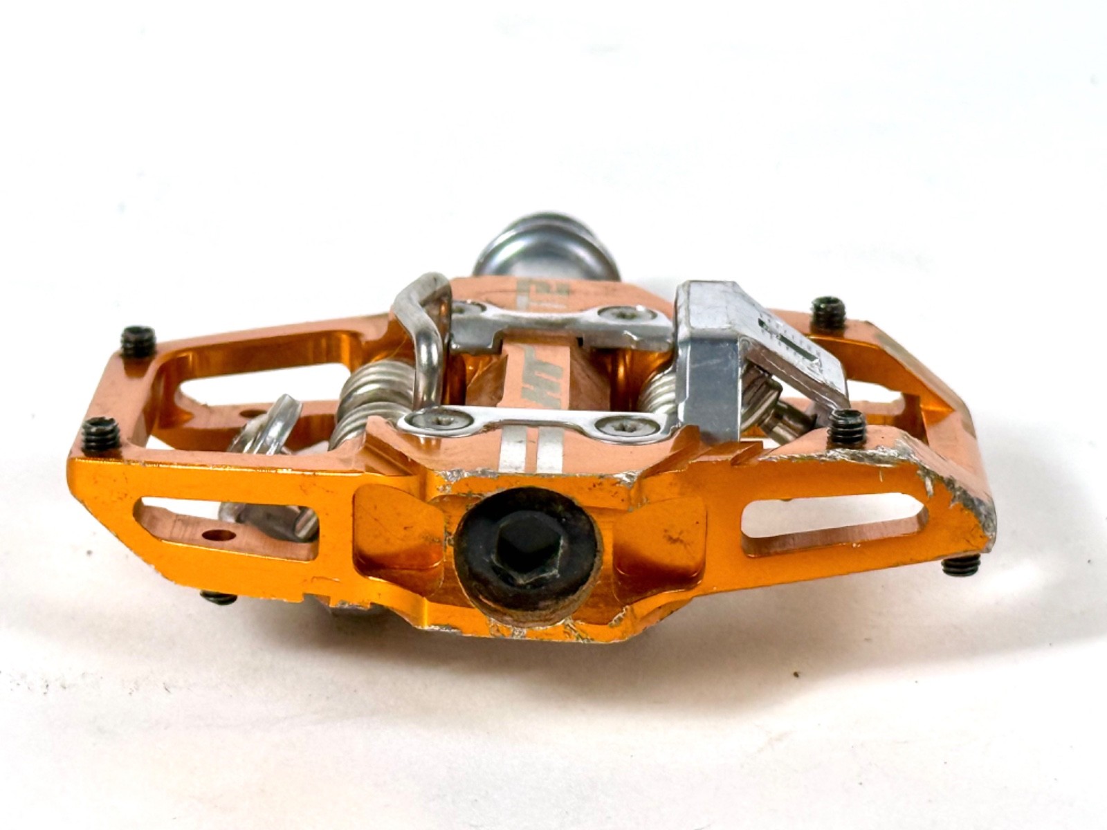 HT Components T2 Enduro Race Mountain Bike CrMo Clipless Pedals + new cleats MTB
