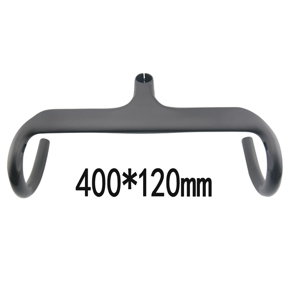400/420/440mm Carbon Fiber Road Racing Bike Integrated Handlebar Drop 125mm