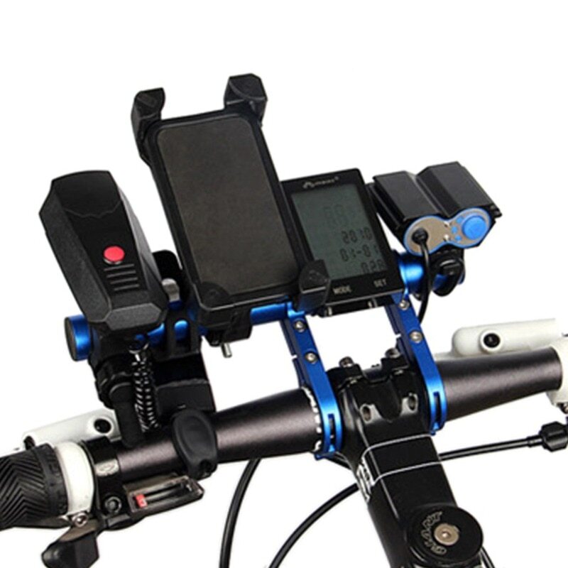 10/20/30cm Bicycle Handlebar Extended Bracket Bike Headlight Mount Bar Holder
