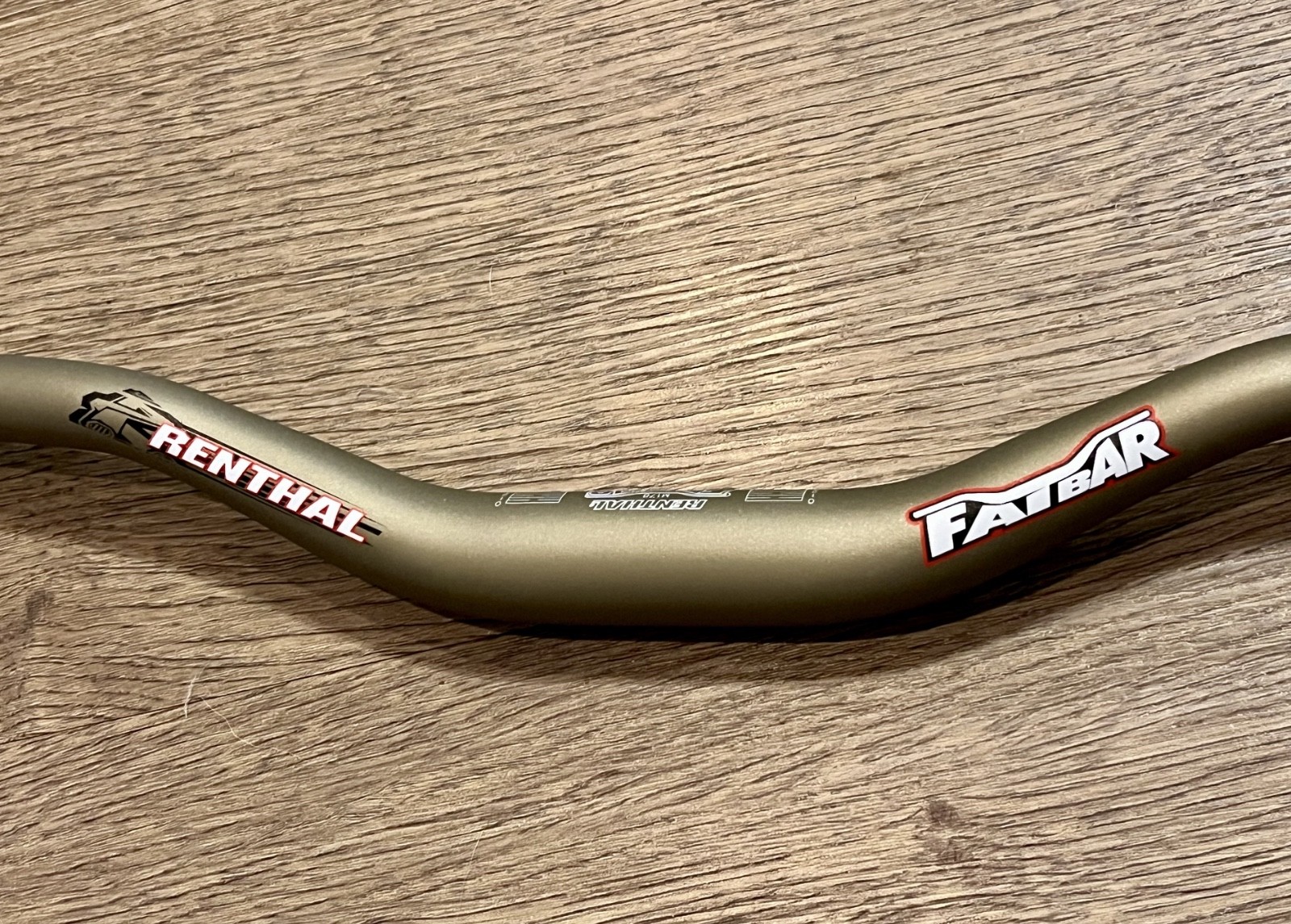 Renthal FatBar V3 Gold Handlebar -Aluminum 40mm Rise-800mm width-31.8mm Dia M178