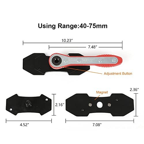 Brake Caliper Piston Press Tool Universal Fit Red | 360° Red(Amazon delivery)
