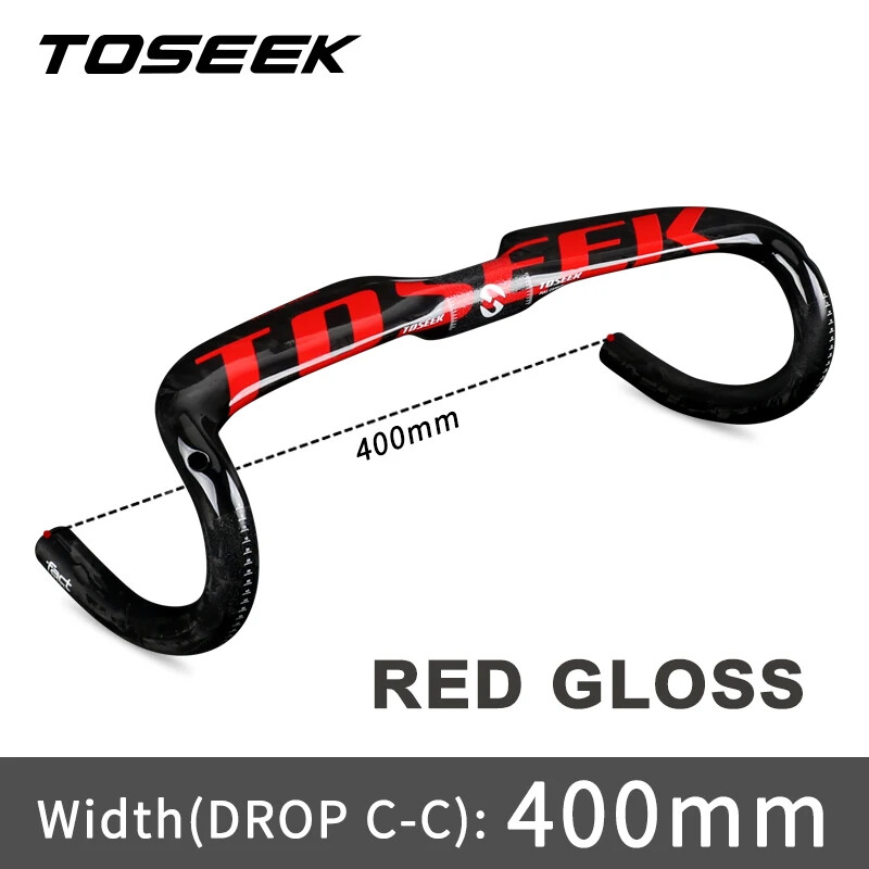 31.8mm 400 420 440mm Carbon Fiber Road Bike Handlebar Bend Handle Drop Bar