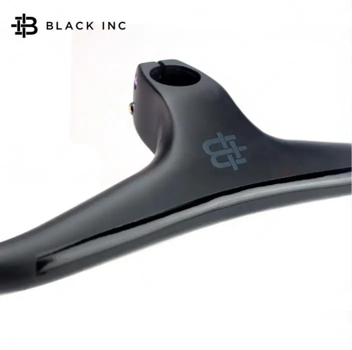 MTB Bicycle Integrated Handlebar Carbon One-shaped Handlebar Stem -17Degree