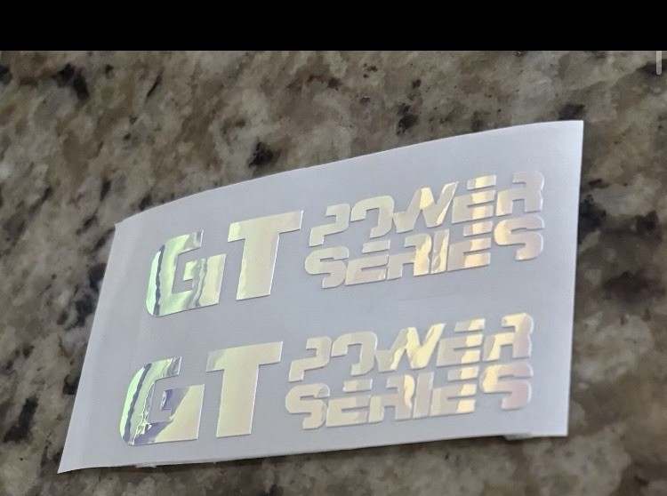 GT Power Series Crank Decal Color Shifting Pearl Holographic