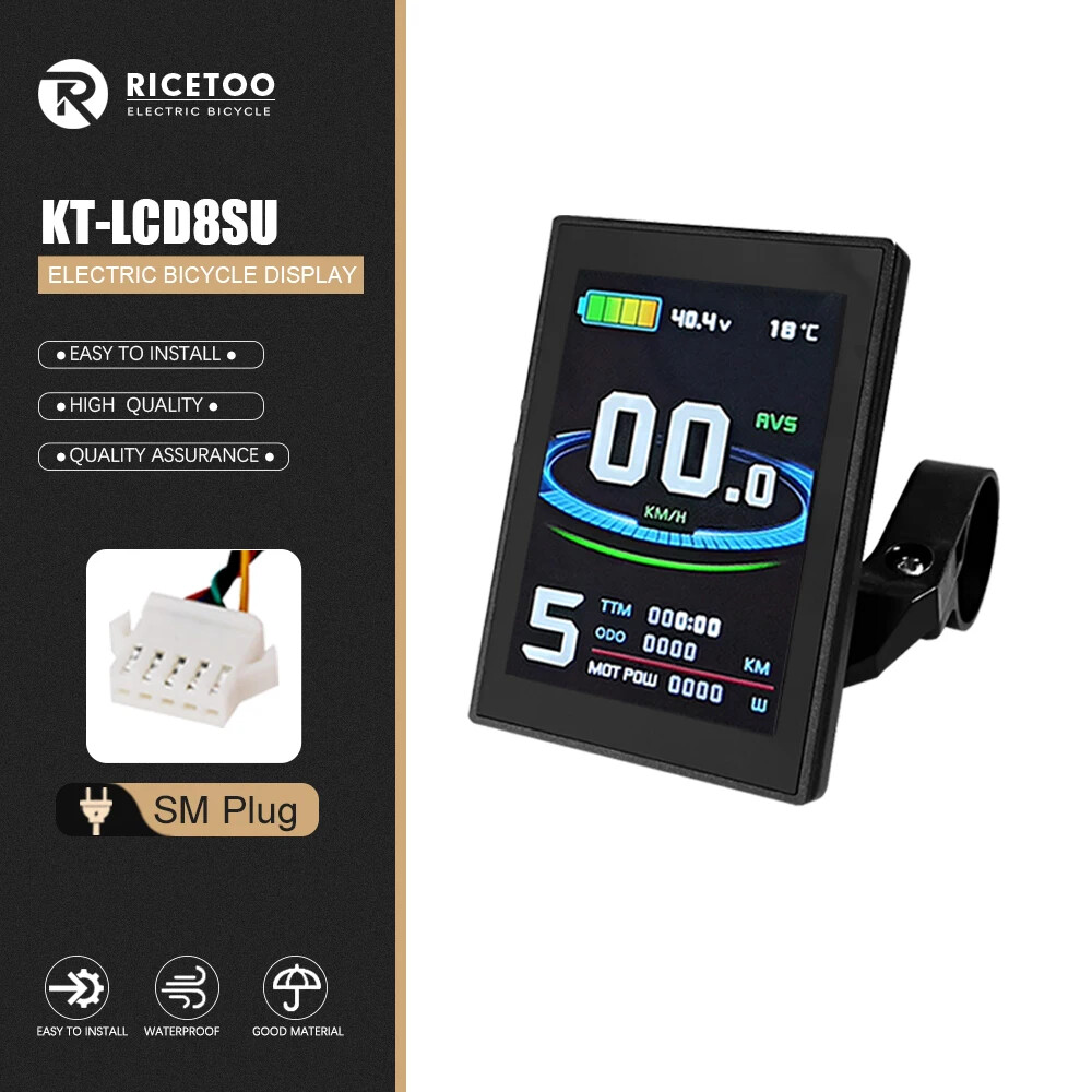 Electric Bicycle Display KT LCD3 LCD4 LCD5 LCD8H LCD9R 24V 36V 48V 72V Display