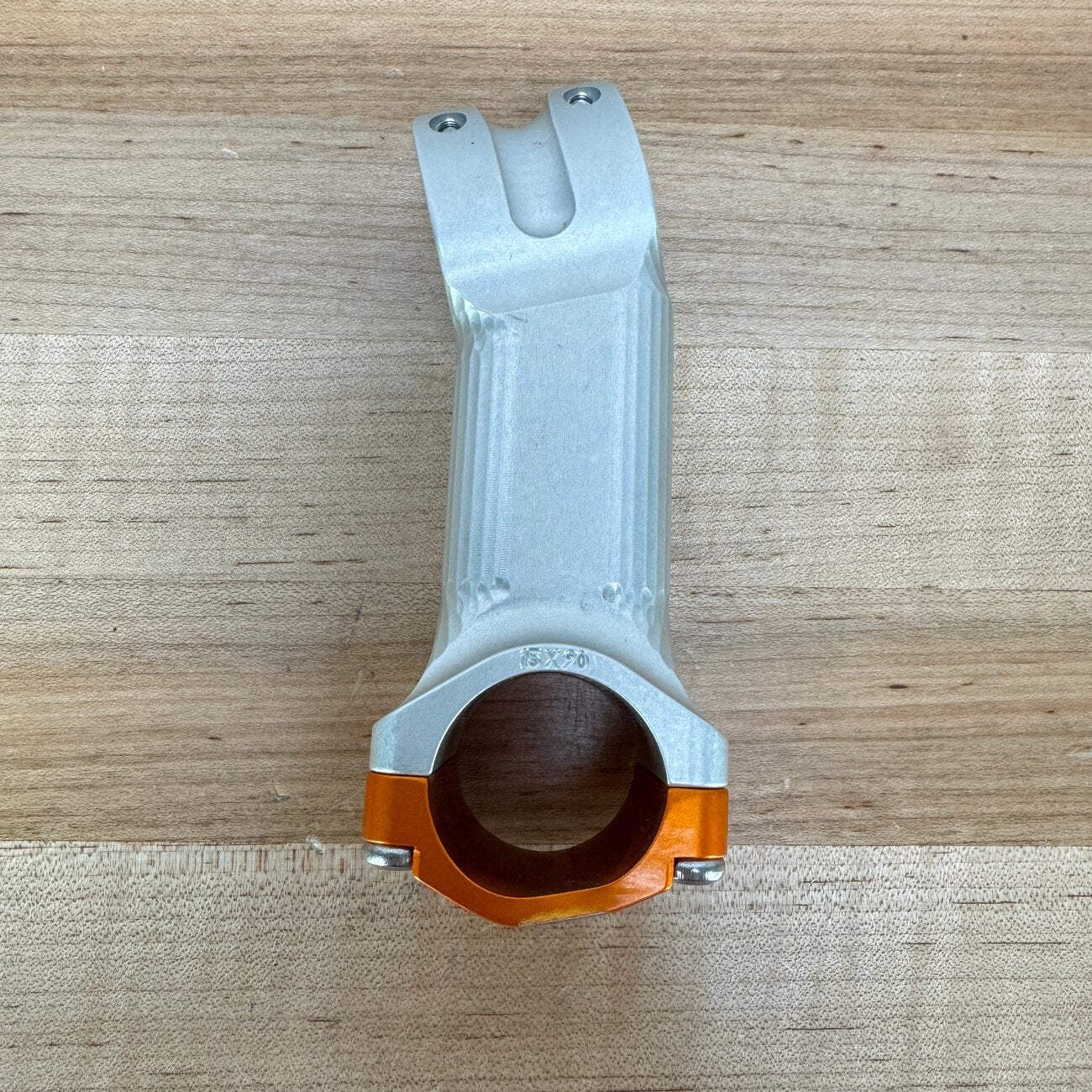 Paul Boxcar 90mm ±15º Silver/Orange 31.8mm x 1 1/8″ Alloy Bike Stem 169g