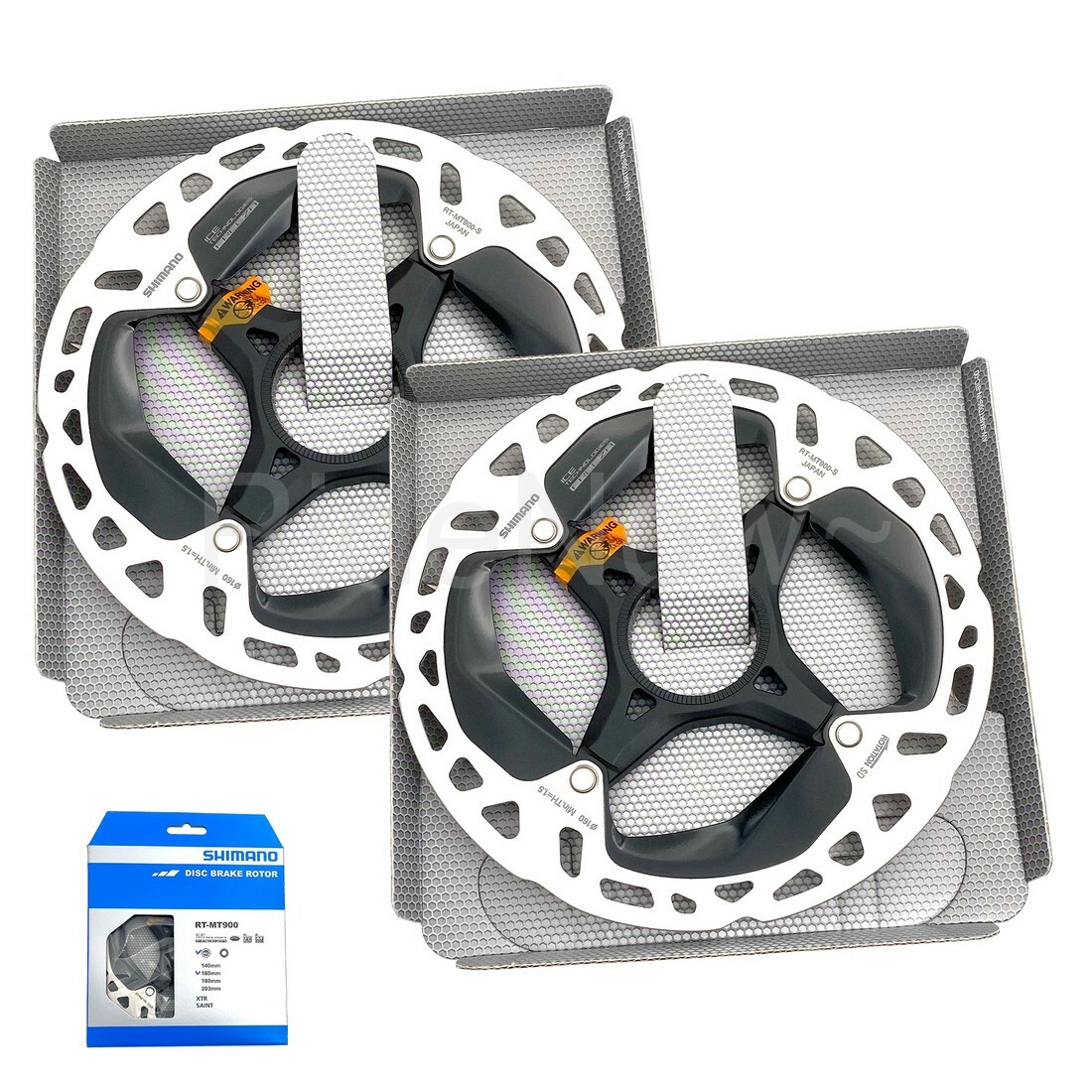 Shimano XTR/SAINT Bike Disc Brake Rotor RT-MT900 160mm Center Lock,IRTMT900S *2