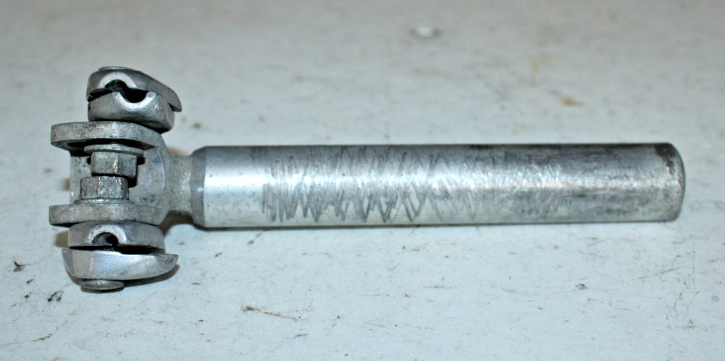 SR Custom Seatpost Seat Tube 200/27.2mm 30mm Offset Silver Adjustable Lean VTG ~