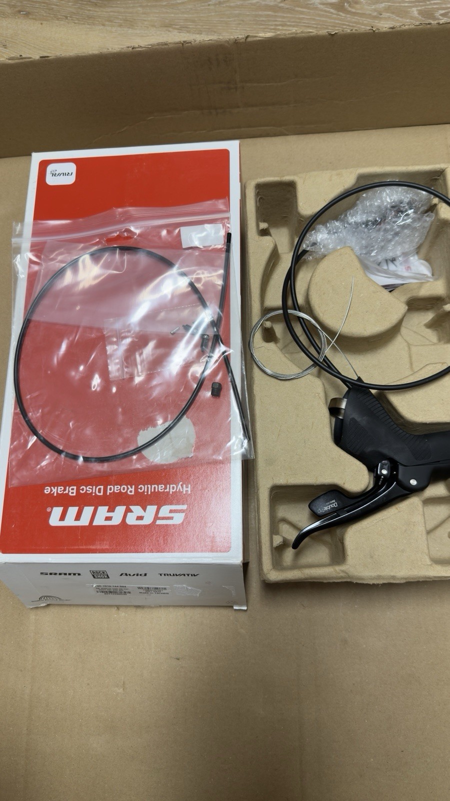 SRAM Rival 22 HRD Shift/Brake Lever & Flat Mount Caliper One Color, Right