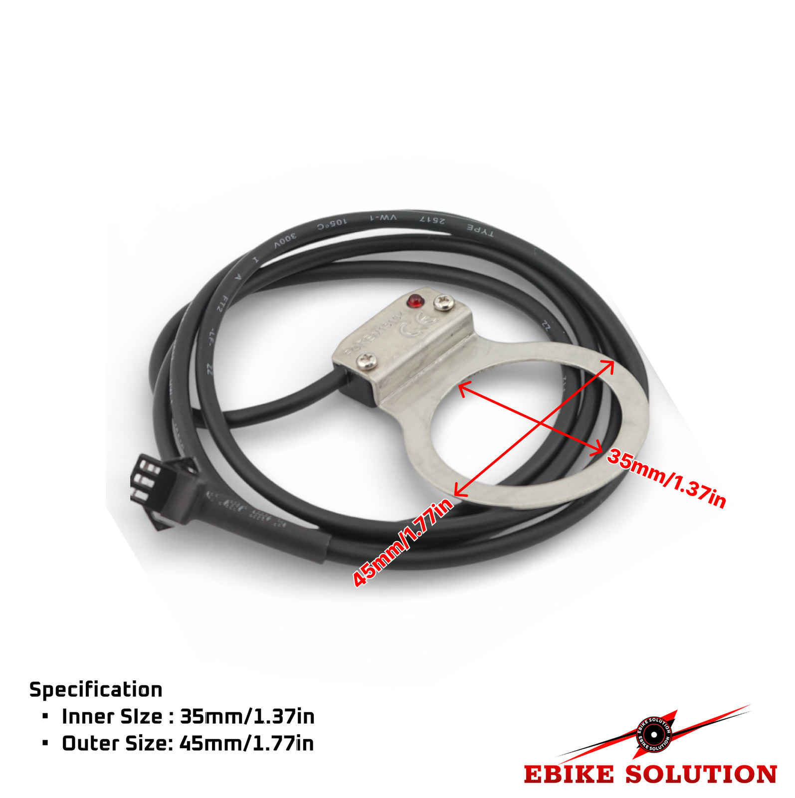 New Speed Sensor Electric Bicycle Pedal PAS 12 Magnets E-bike System Assist UK.