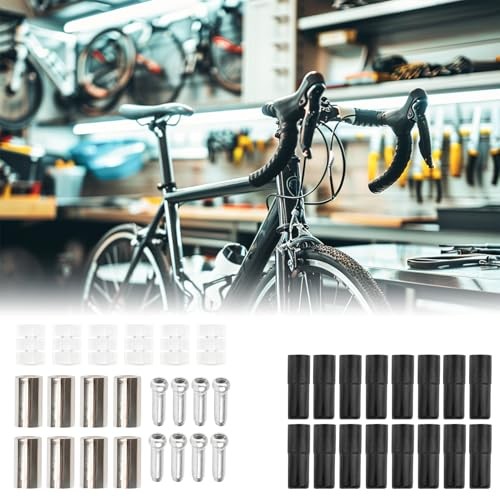 RAINFLOW 44PCS Bike Brake Cable Kit – Universal Bike Shifter Cable Housing