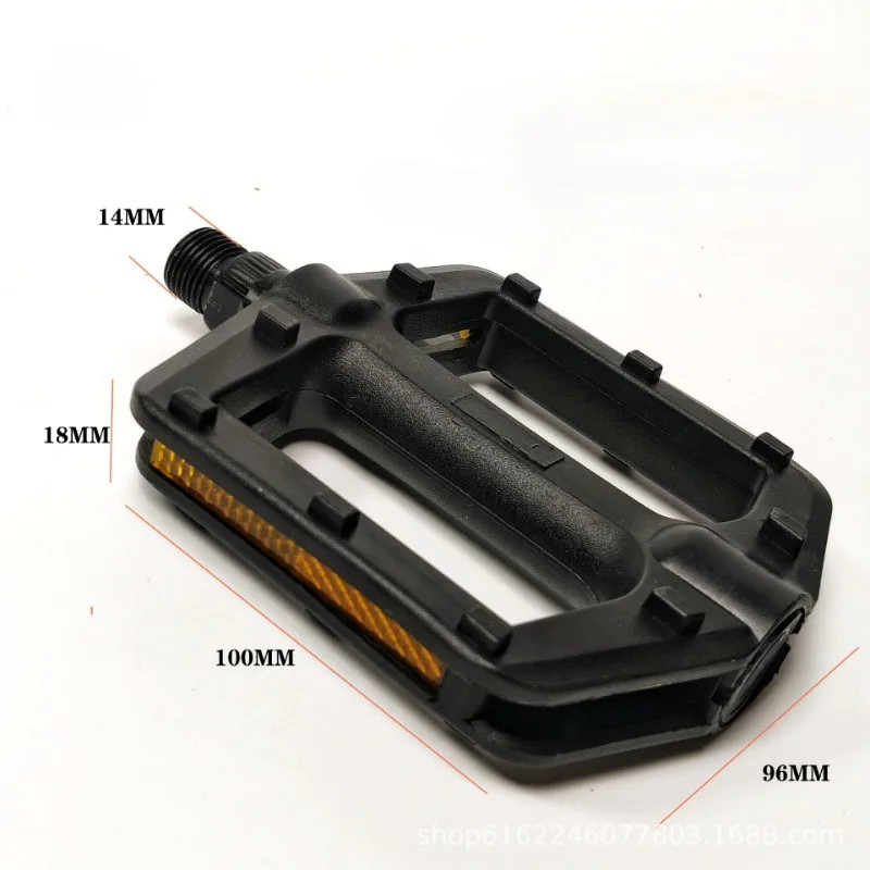 Bike Pedals Pair Anti Slip Bearing Reflector MTB Road Cycling Pedals