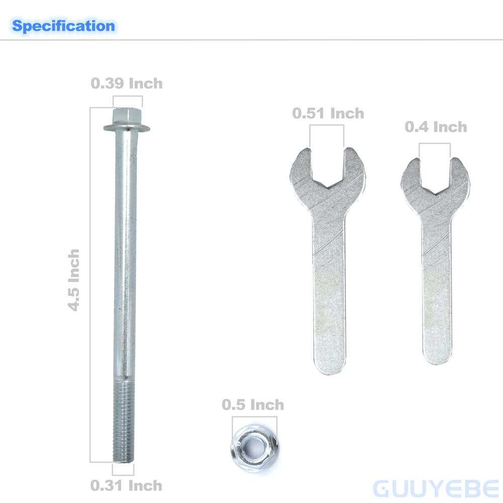 2 PCS M8 Pit Bike Top and Bottom Engine Motor Mount Bolt Kit | for 50CC 110CC 14