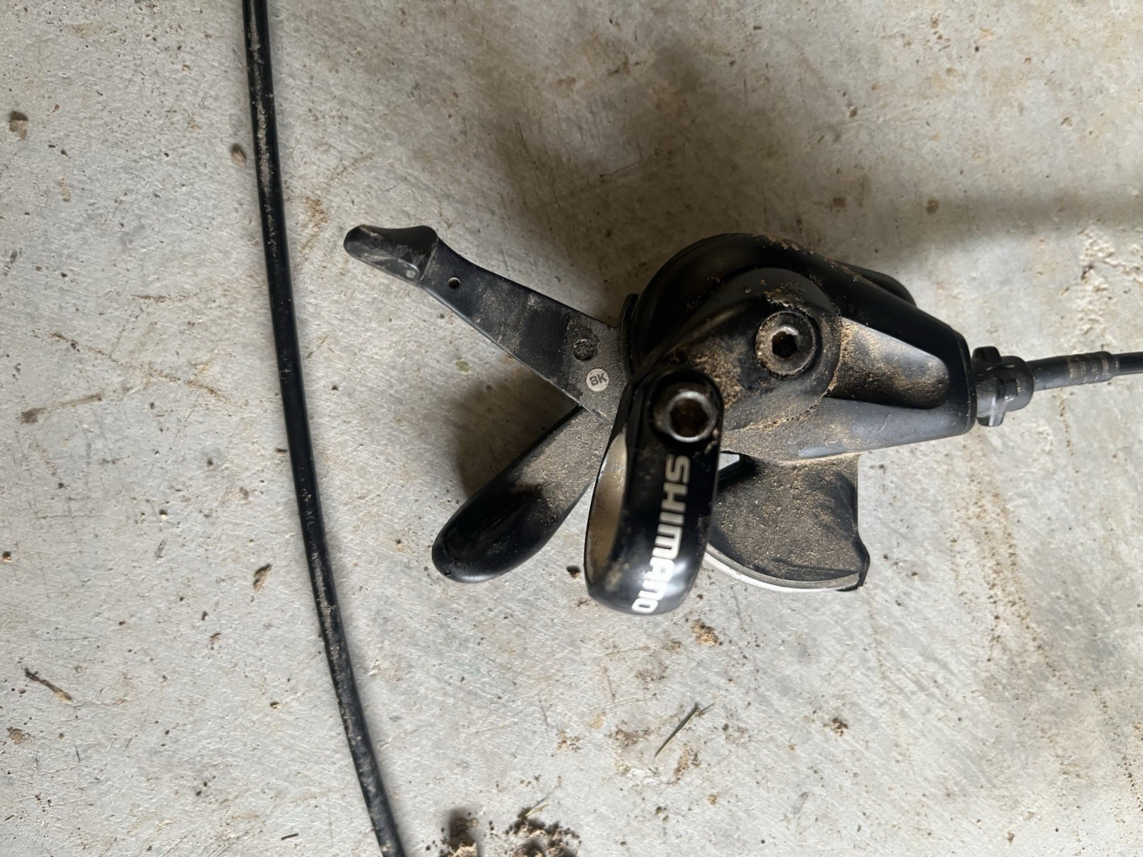 Shimano Set Speed Mountain Bike Thumb Gear Shift Lever And Cable