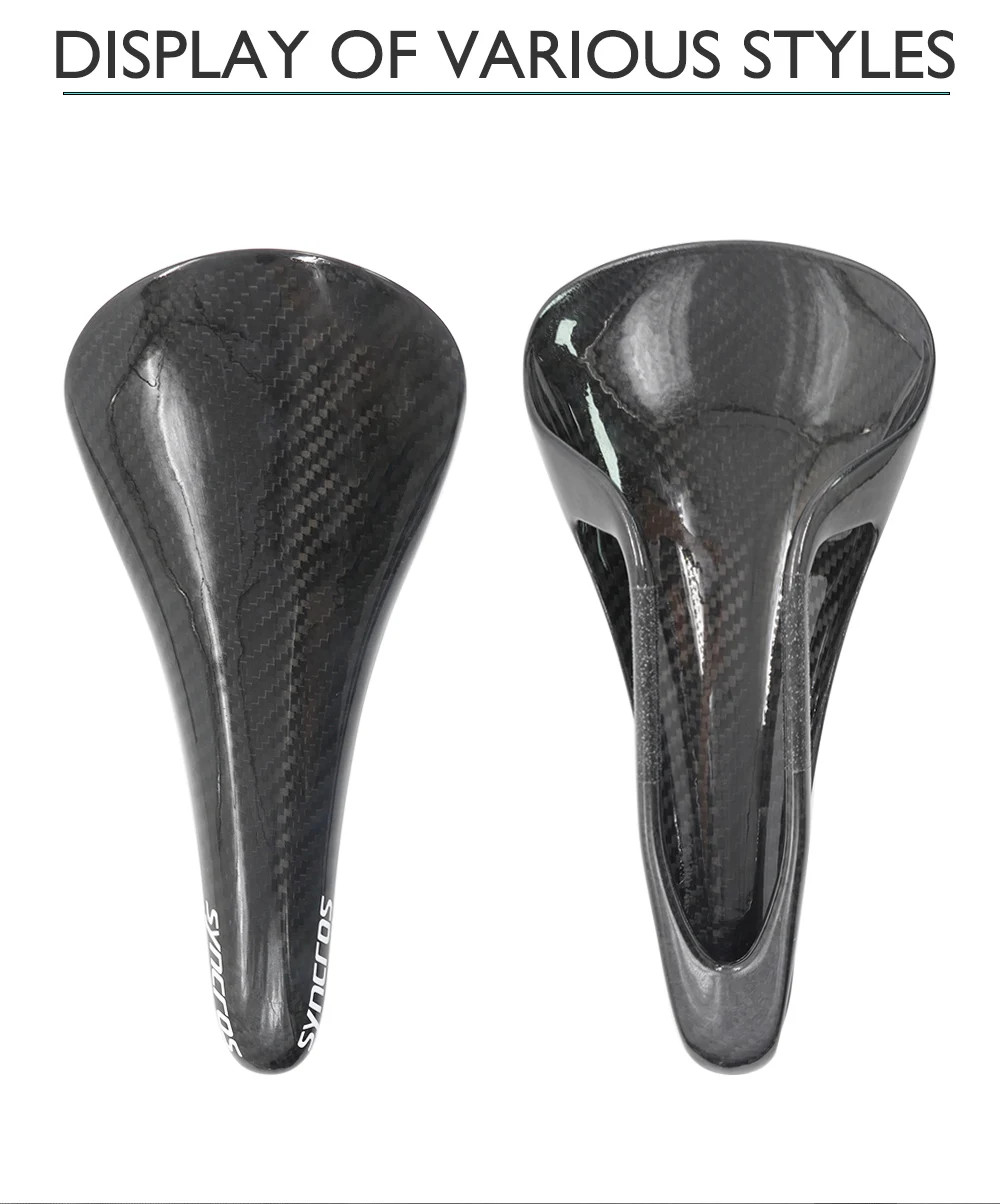 Road Bicycle Carbon Saddle Seamless Aerodynamic/ergonomic Synthetic Design Seat