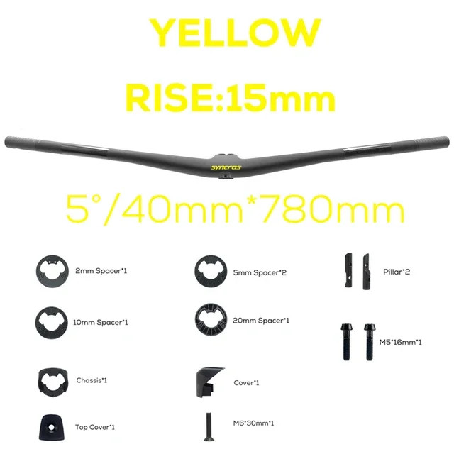 SYNCROS Integrated MTB Handlebar For Sparks Frame 4/5 degree Rise 15mm/25mm Rise