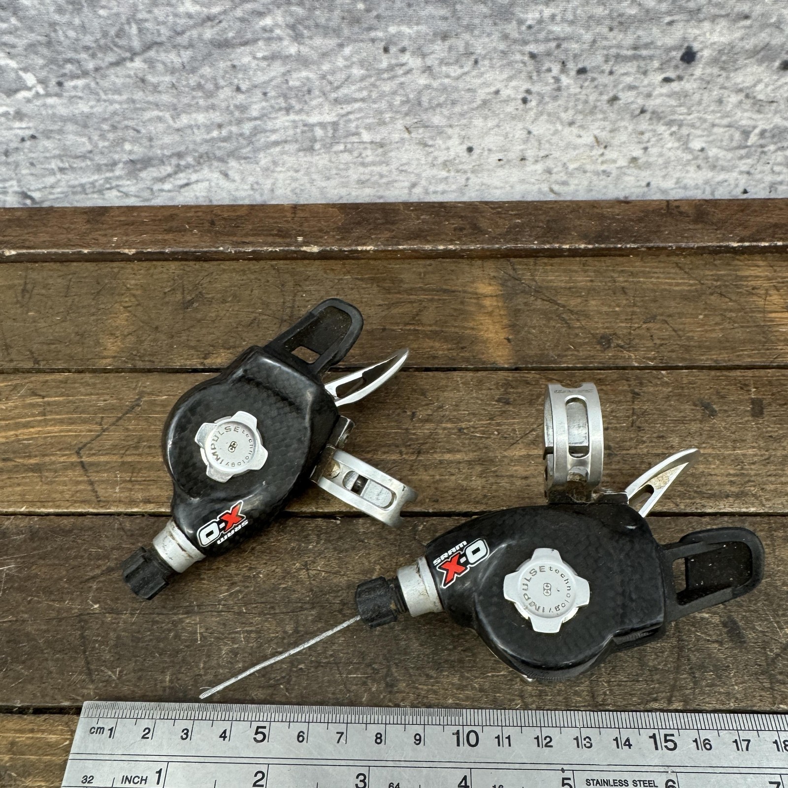 SRAM X0 Trigger Shifter Set Carbon Rear Front MTB Mountain Bike Black