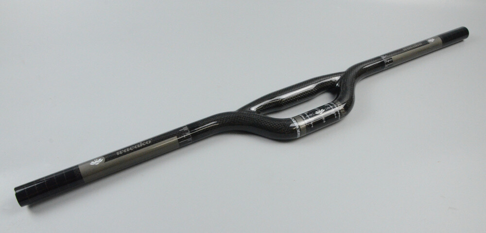Carbon Fiber Riser Bar 31.8/25.4mm Mountain Folding Bike Handlebar Rise Up 55mm