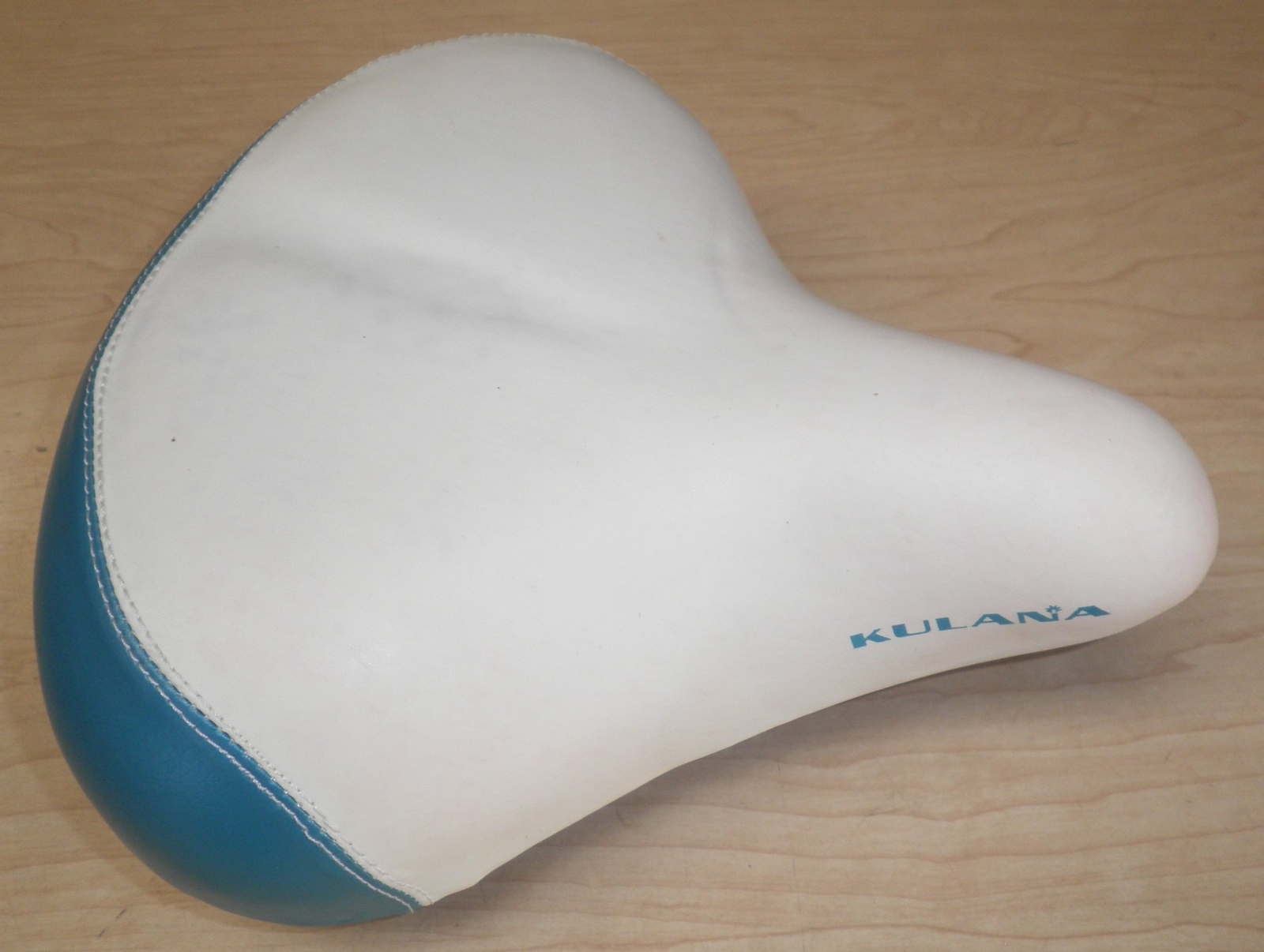 KULANA CREAM/TEAL SPRING COMFORT SEAT/SADDLE BIKE PART 443