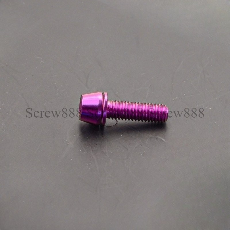 Titanium Allen Screw Taper Cone Head Bolts With Washer M6*16 18 20mm