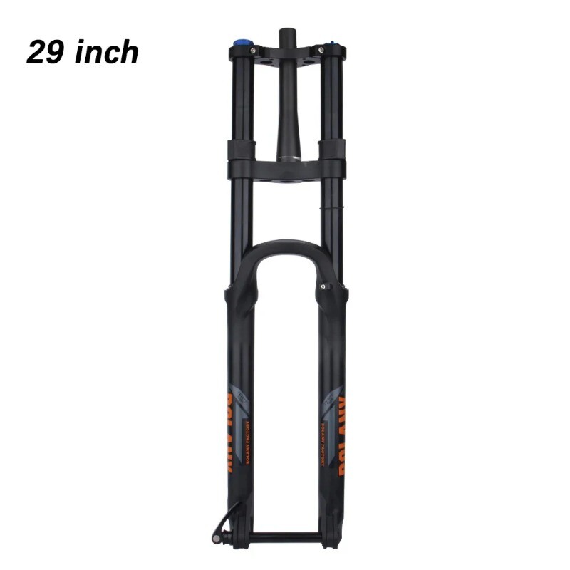 27.5 29in MTB Ebike Barrel Axle Air Pressure Suspension Fork Straight/Tapered