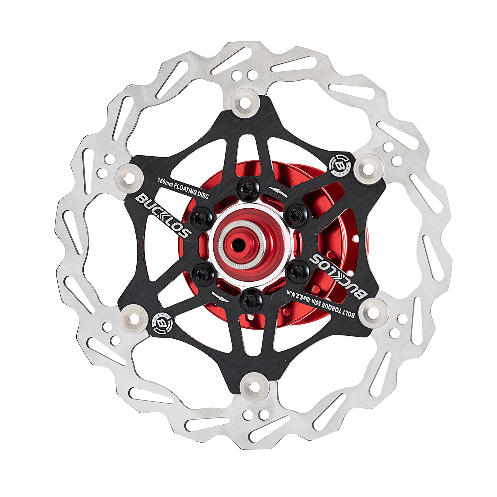 ZOOM HB876 4-Piston Hydraulic Disc Brake Mountain BMX Bike 160mm Floating Rotor