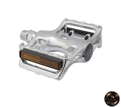 MKS (Mikashima Manufacturing Co. Ltd.) Bicycle Pedals Seahorse Silver