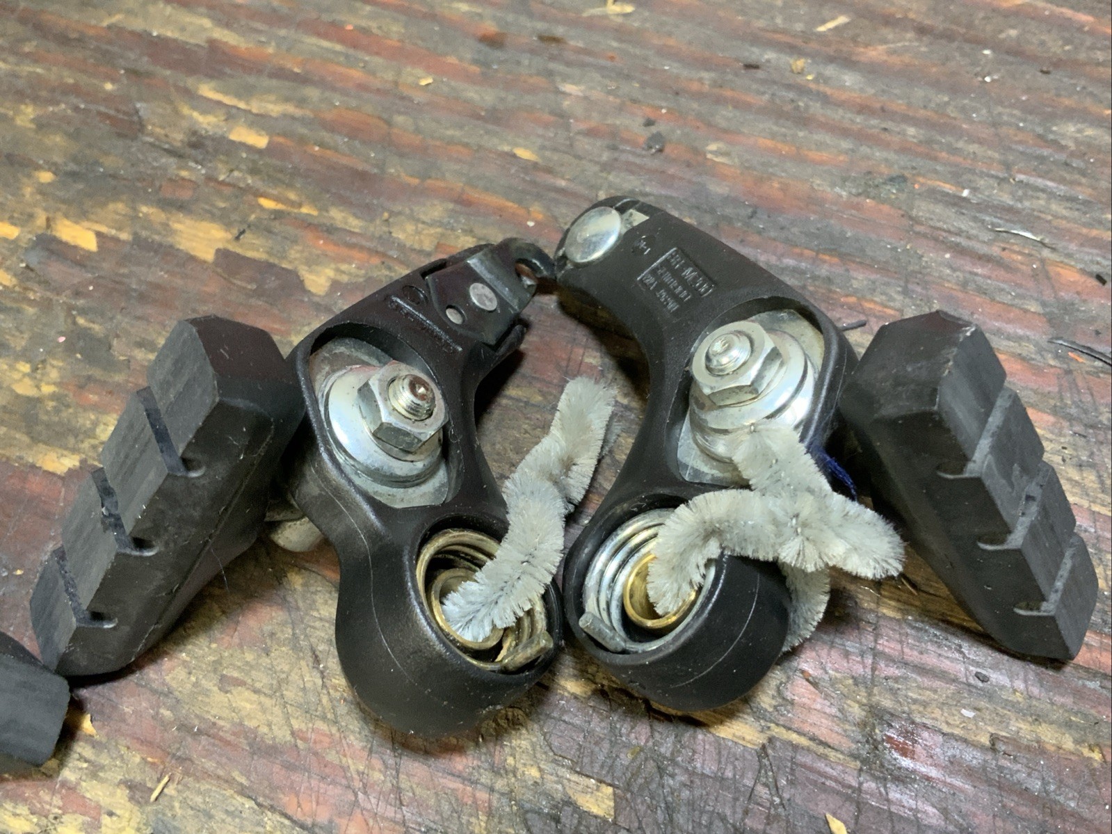 Shimano 200GS Cantilever Brakes Front + Rear Set BR-M200 Black Japan