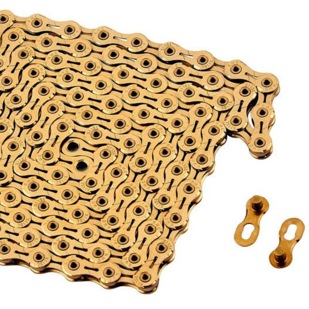KMC X11SL 11 Speed Chain Bicycle Chain 1/2 x 11/128 inch 118 Links Gold