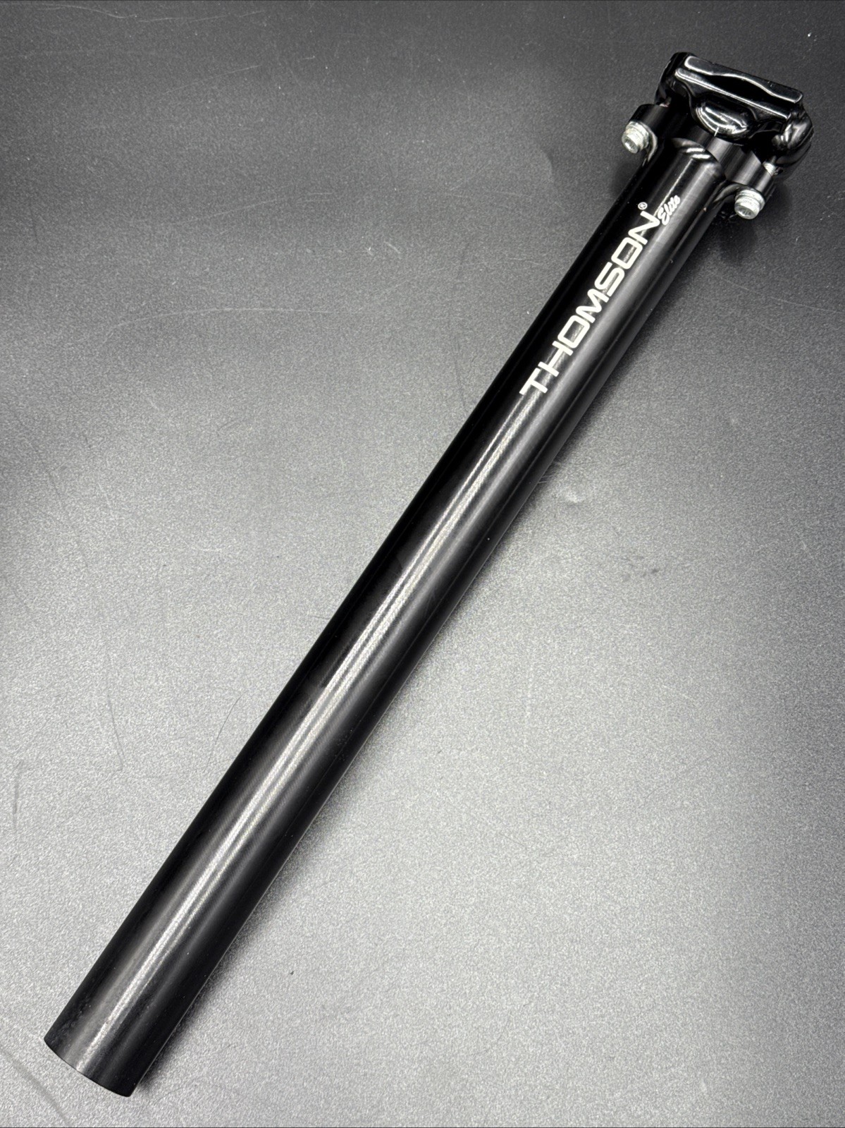 THOMSON Elite Zero Setback 30.9mm x 367mm Black Seatpost NEAR MINT USED