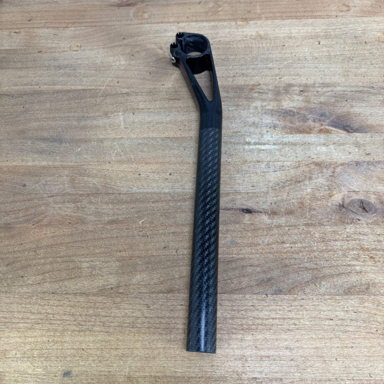 THM Mandibula SP1 209 27.2mm x 350mm Carbon 25mm Offset Bike Seatpost 164g