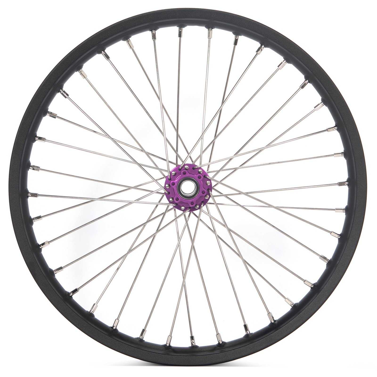 TARAZON 19×1.6 Spoke Front Wheel Rim Purple Hub For Sur Ron X Light Bee X LBX