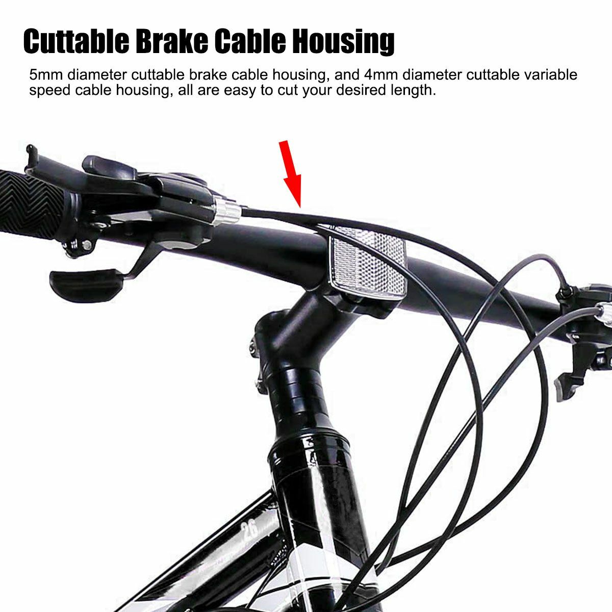 Universal Bike Shifter Housing Front Rear Shift/Brake Inner Cable Set Road MTB