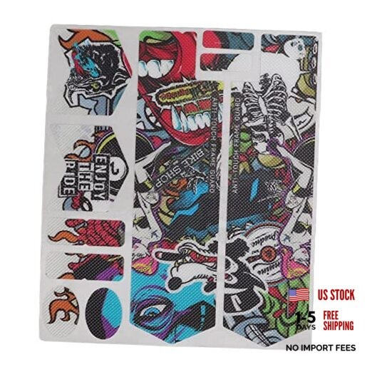Front Fork Sticker Scratch PVC Front Fork Protector Decal for Mountain Bikes