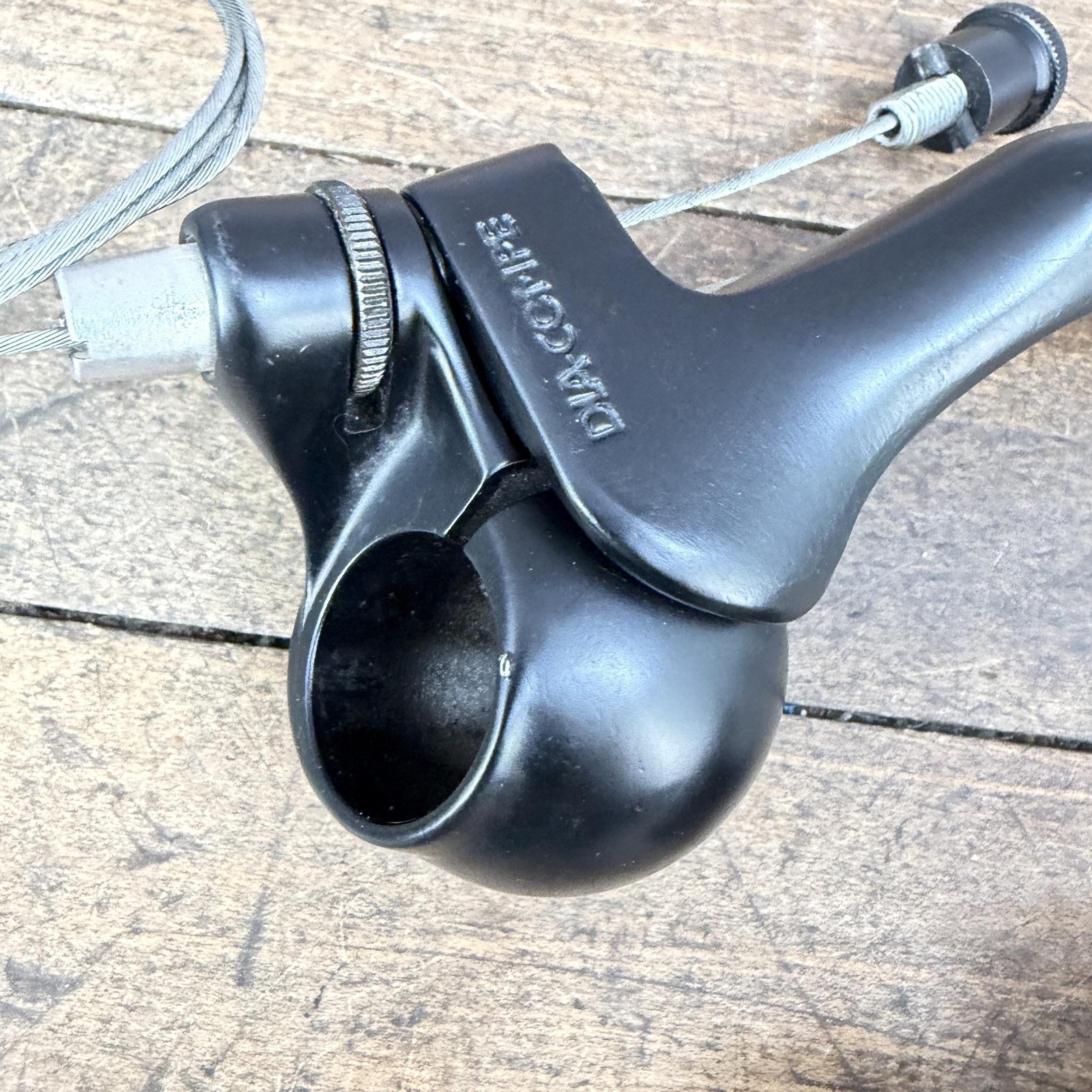Vintage Dia-Compe Batwing 292 Brake Levers Pair Black Flat Bar MTB Japan