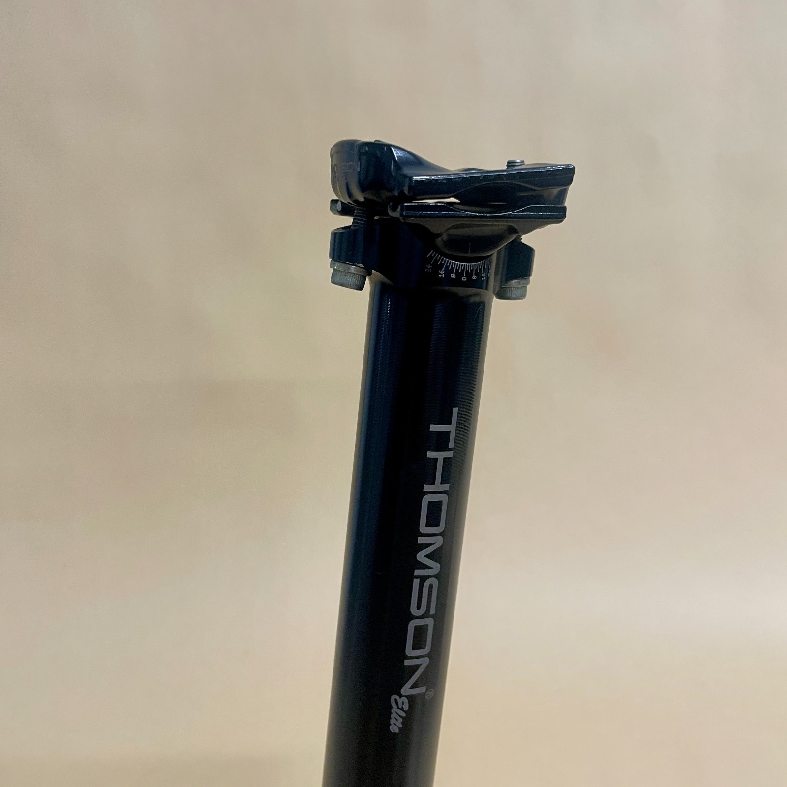 Thomson Elite Seatpost 30.9mm x 367mm Black Zero Setback Road Track MTB