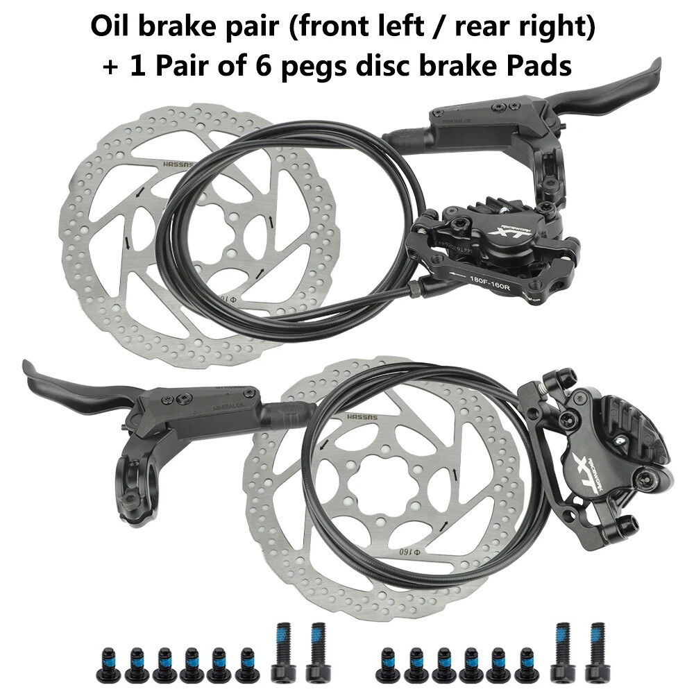 MTB Bicycle Hydraulic Disc Brake 800/1550mm Mountain Bike AM FR Oil Brakes