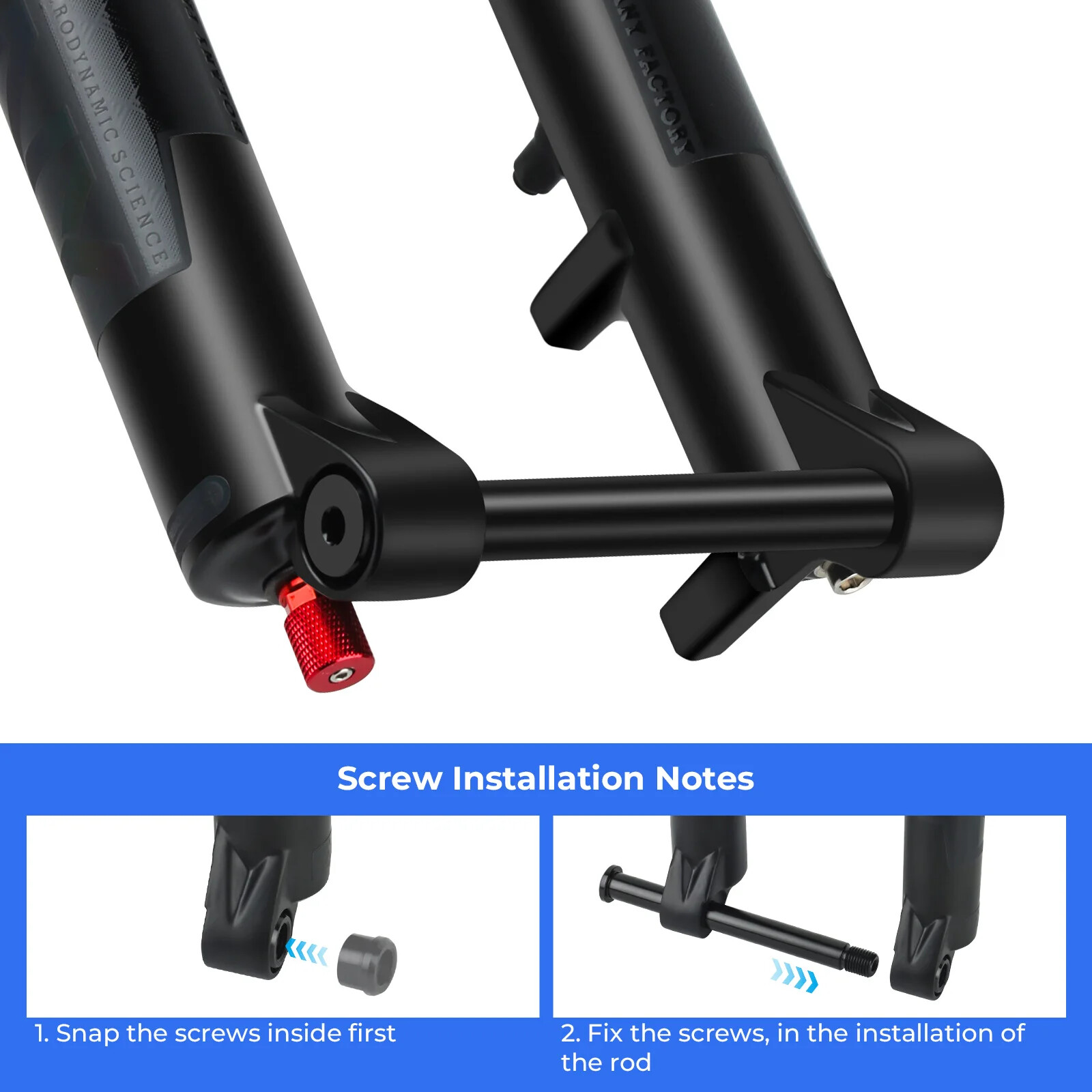 15x110mm0 29inch Air Oil Front Suspension Thru Axle Mountain Bicycle Fork Part