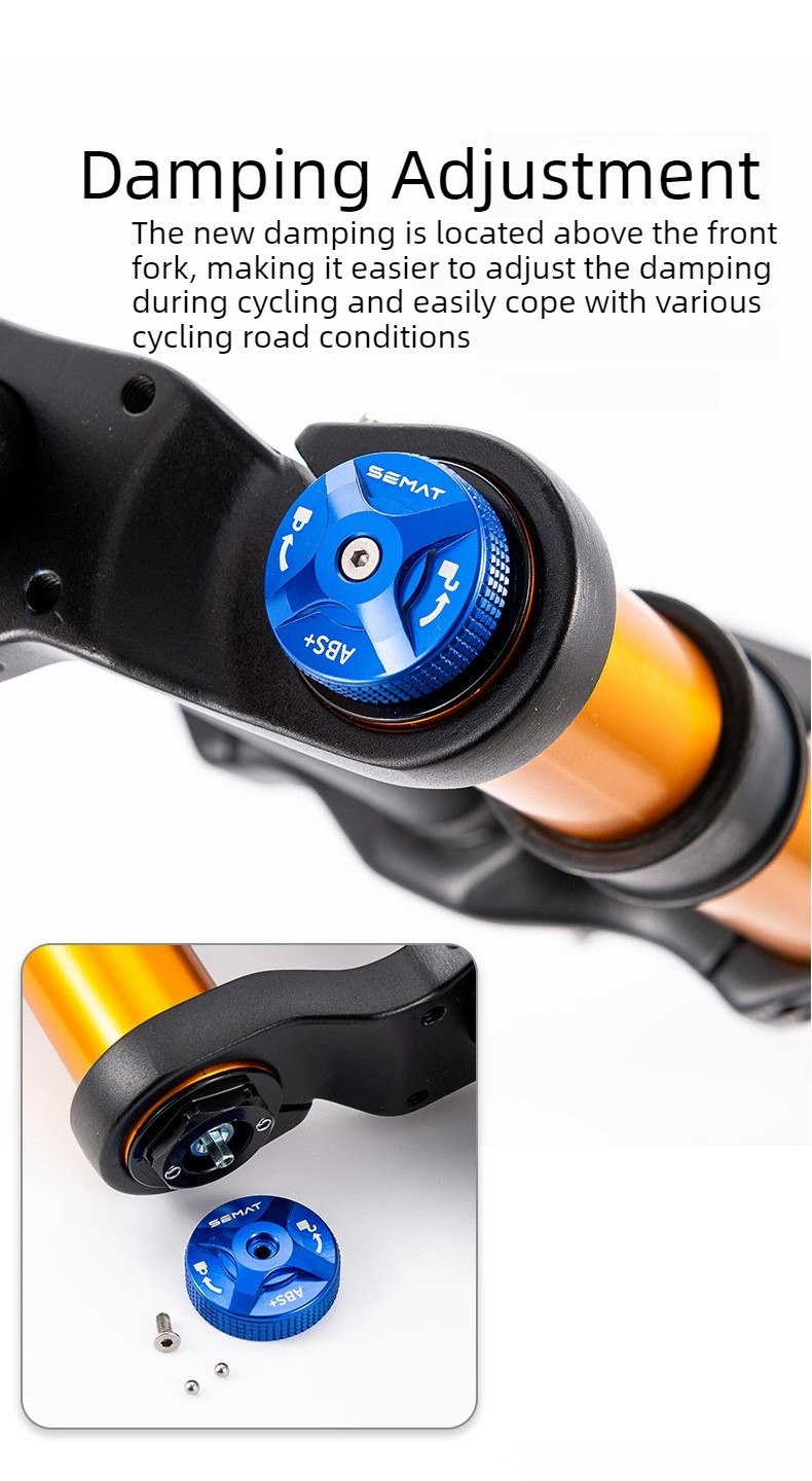 27.5/29 Inch Mountain Bike Dual-Crown Air Fork BOOST Thru Axle Suspension Fork