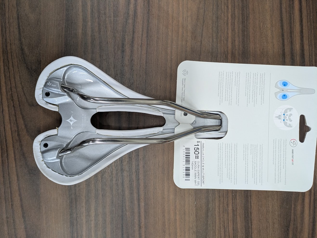 Specialized Oura Expert Gel Saddle 143mm White