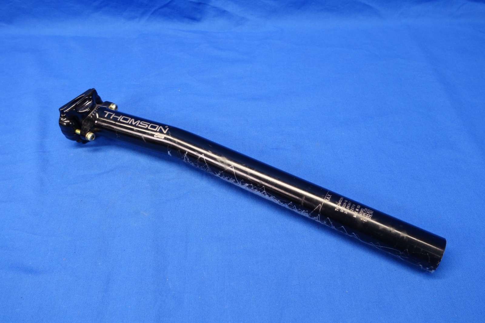 Thomson Elite Setback CNC Aluminum Seatpost: 30.9mm Diameter x 367mm Length