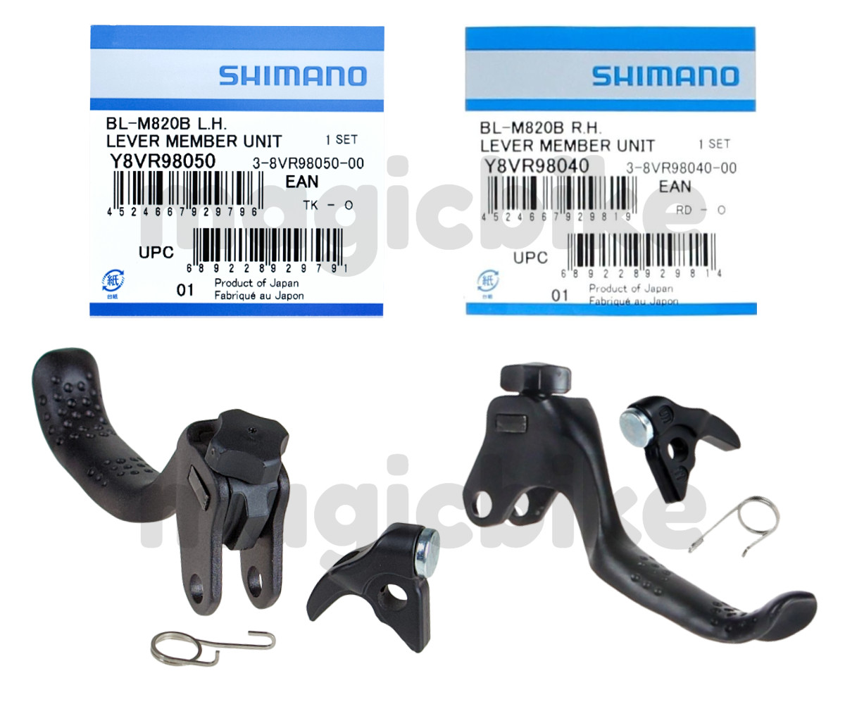 Shimano Saint BL-M820B Lever Member Unit Pair (Right & Left) 10 speed New