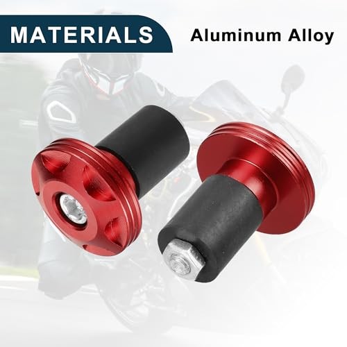 Motorcycle Handlebar End Plug Aluminum Alloy 18mm-20mm 0.71″-0.79″ 32mm OD