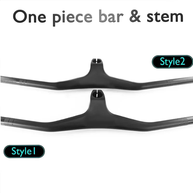 Mountain Bicycle Full Carbon One Shaped Integrated 7°/-17° Angle Clamp 28.6mm