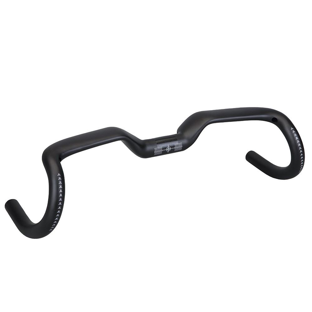 Full Carbon Handlebar Rise 35mm Aero Racing Gravel Road Bicycle Drop Bar 31.8mm