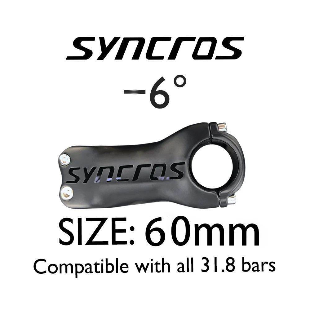 Ultra Light Carbon MTB Road Bicycle Stem Angle – 6/17 Degree 60-120mm