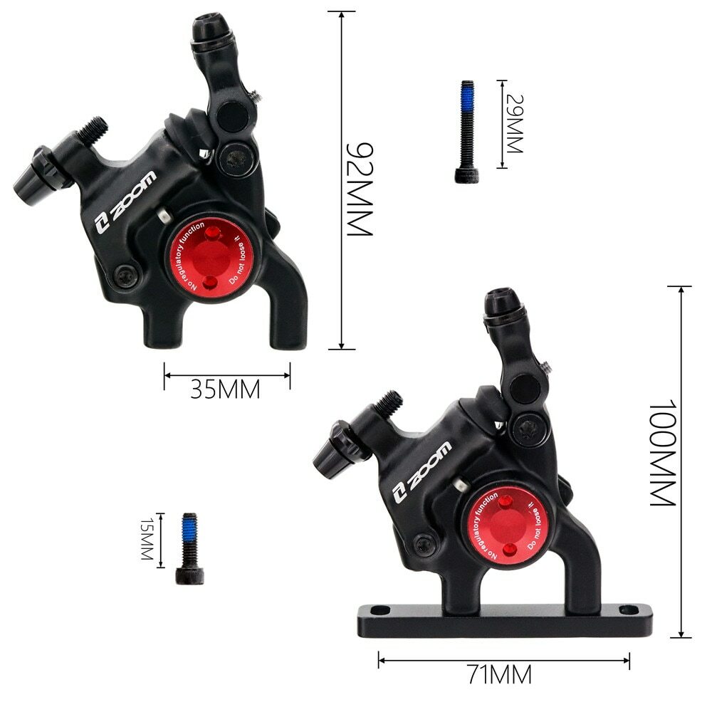 Road Hydraulic Disc Brake Flat Mount Caliper Gravel Mechanical Line Pulling New