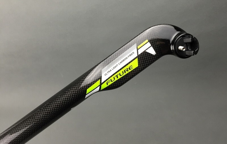Full Carbon Bicycle Saddle Seat post Seatpost Blade Backsweep 25° MTB Road Bike